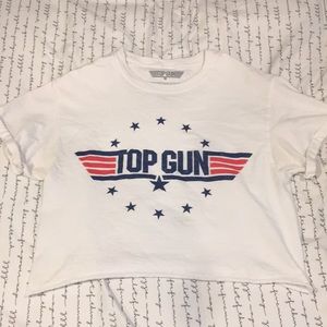 Top gun crop top- S